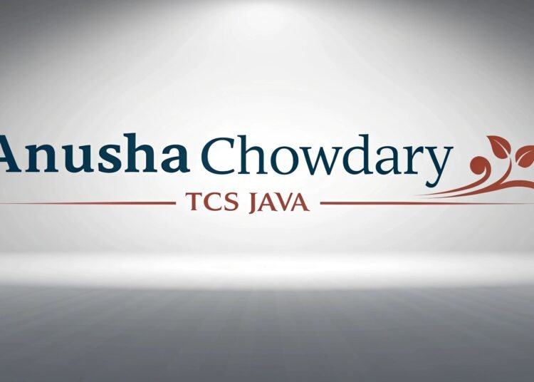 anusha chowdary tcs java