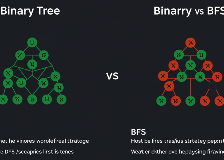 Binary Tree DFS vs BFS OpenDSA